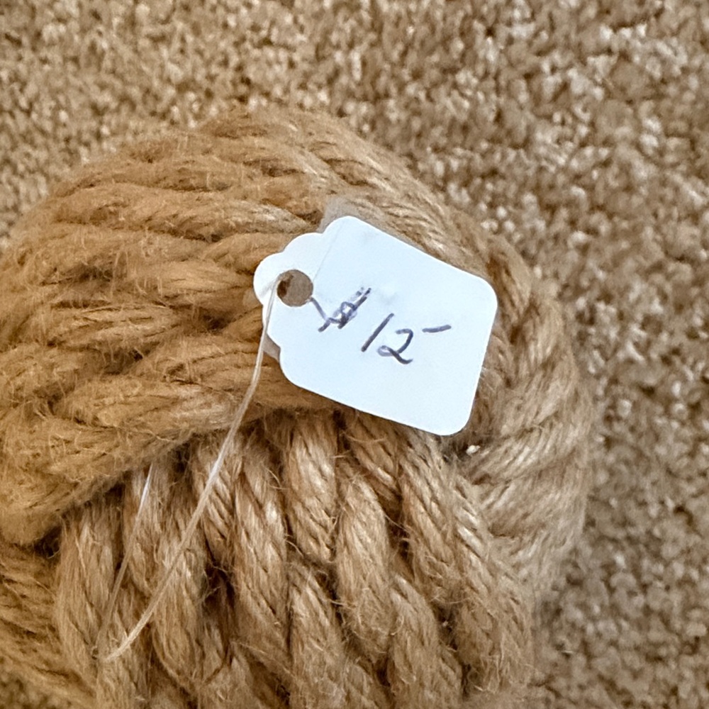 Tan Spherical Rope Accents Decor - Picture 3 of 3